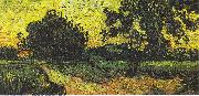 Vincent Van Gogh Landscape with Castle Auvers at Sunset Germany oil painting artist